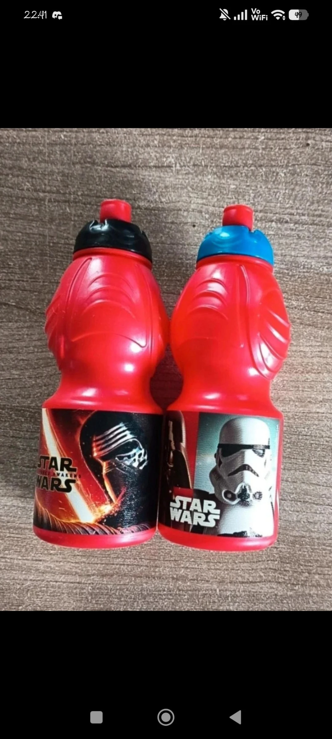 ⭐ Lot de 2 Gourdes Star Wars – Kylo Ren & Stormtrooper